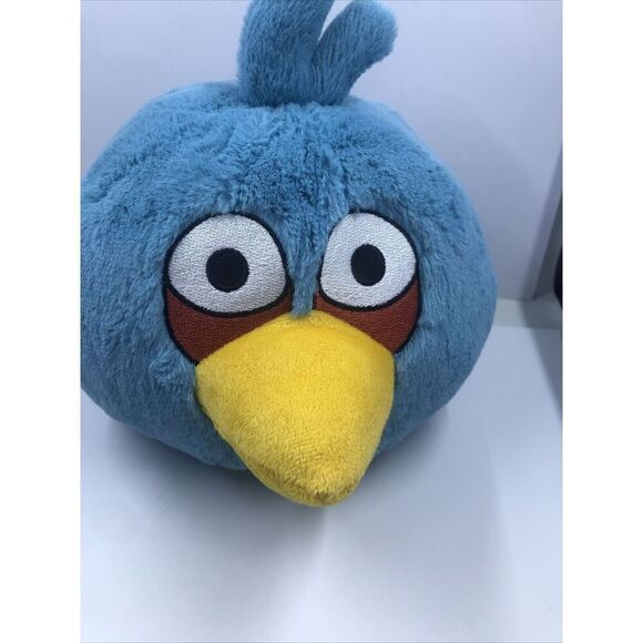 Commonwealth Angry Birds Jay Blue Bird Toys Medium 8” Stuffed Plush NO SOUND - Picture 2 of 14